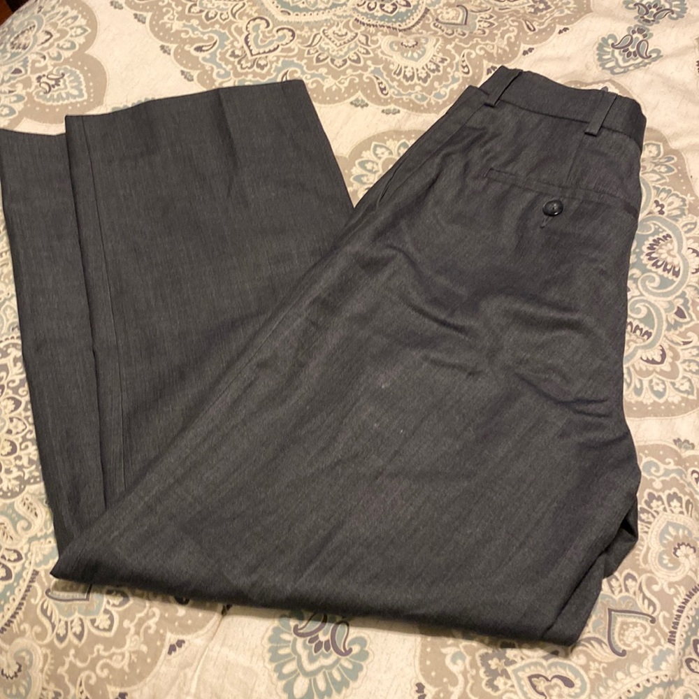 Mens Charcoal Dress Pants